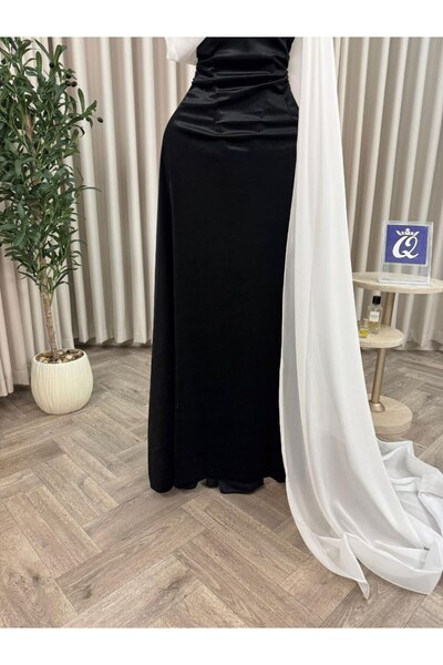 ZAYNAFASHIONSA Ivory Knight velvet dress