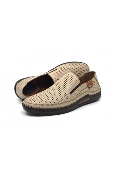 CATELLİ 100% Genuine Leather Men's Summer Comfortable Orthopedic Daily Light ...