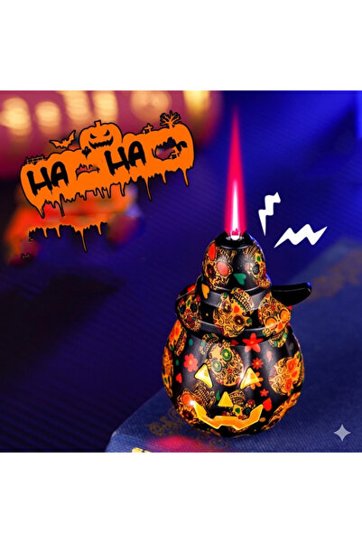 KdrElektronik Kahkaha Atan Işıklı Şaka Çakmağı Korku Temalı Işıklı Pürmüz Çak...