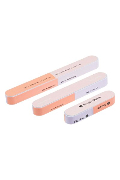 OEM Nail Files - Colored Buffers of 3 Sizes - 3pcs