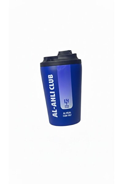 Boutique thermal coffee mug in blue