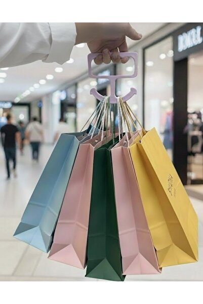 Goldesing حامل أكياس متعدد الأغراض للسوق والبقالة، حامل أكياس أرجواني اللون