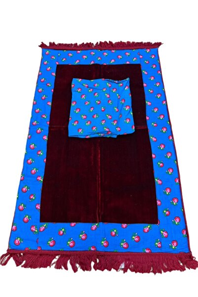 Gerenic Shalki prayer rug with open prayer sheet (Jalal prayer) - Rose cool f...