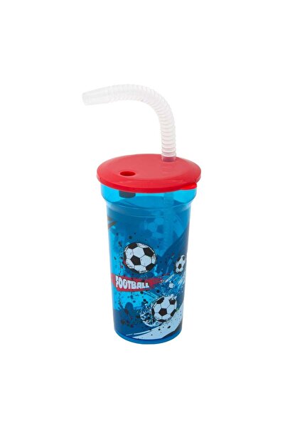 OEM Pahar din Plastic cu Pai Football 400ml