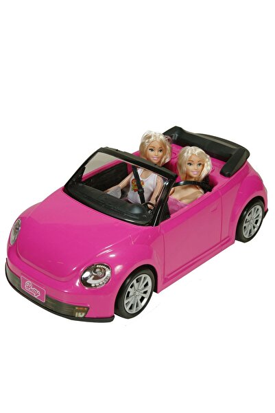 OEM Fuchsia Convertible Vehicle with 2 Dolls & Sound