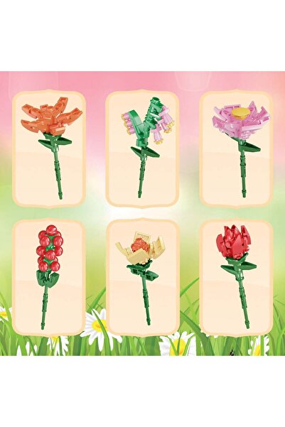 OEM Cuburi de Constructie Floare (Blind Box)