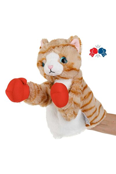 OEM Figurina din Plus Pisica Boxer pentru Teatrul de Papusi