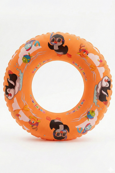 Bebechi عوامة بحرية، عوامة حمام سباحة للأطفال على شكل بطريق مطبوع مناسبة للبن...