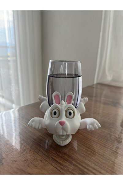 3D ZeTa Prints Cute and Animated Rabbit Coaster