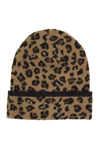 OEM Women's Leopard Pattern Knitted Hat