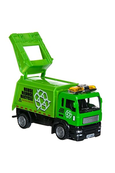 OEM Vehicul Gunoier Miniatura Verde 1:55