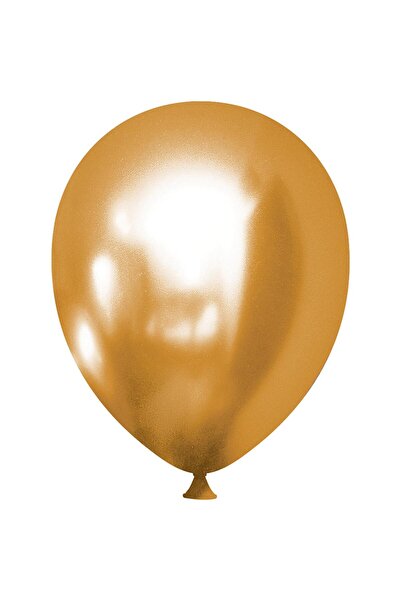 Bravo Helyuma Compatible Gold Chrome Balloon Mirror Balloon 12 Inch 50 Pieces...