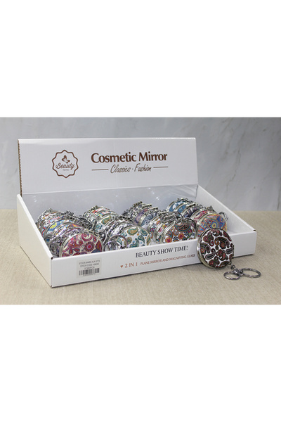 ZS DEMİR Stone Hand Mirror Keychain