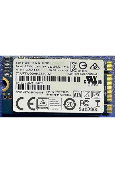 KYNC Sandisk SD8SMAT-128G-1006 - 128GB PCIe NVMe 2242 Solid State SSD Drive R...
