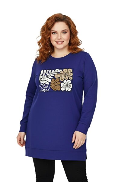 Caftan Women's Sıfıryaka Front Embroidered Tunic Bgl-St05085