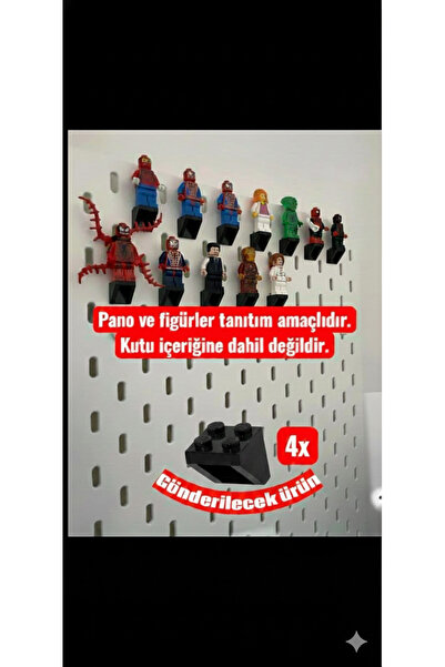KARAHASANOĞLU MAKİNE Skadis građevinski igračka postolje za figure 4 komada