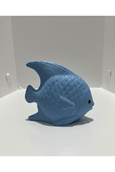 Silver Modern Dekoratif El Yapımı Melek Balığı Biblo