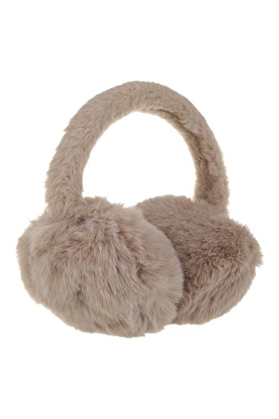 OEM Taupe Faux Fur Earmuffs for Women