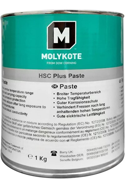 MOLYKOTE معجون HSC Plus، 1 كجم، معجون تشحيم، يمنع التآكل