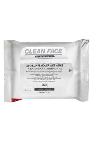 OEM Servetele Umede Demachiante cu Acid Hialuronic Aloe & Vitamina E - 25buc