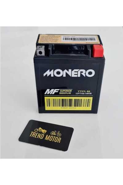 TR 12V 7AH MOTOSİKLET AKÜ YTX7L-BS - MONDİAL STRADA 125