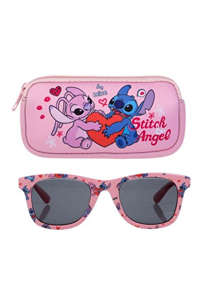 OEM Stitch & Angel Pink Sunglasses & Case Set for Kids