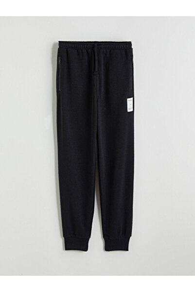 LC Waikiki Lcw Kids Black Elastic Waist Boy's Jogger Sweatpants