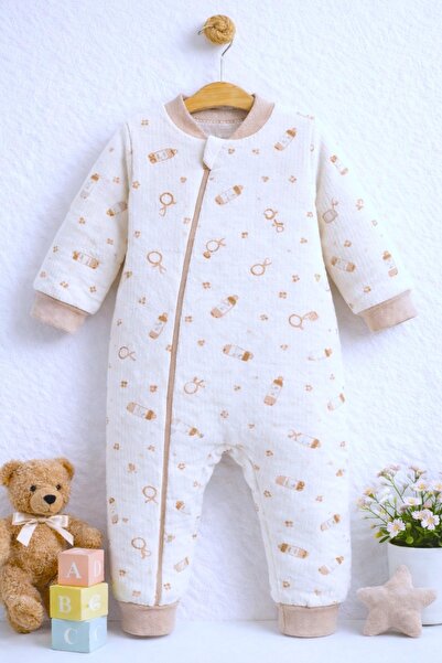 DeKuBaby New Season Baby Bottle Patterned - Printed : 100% Cotton Winter Chil...