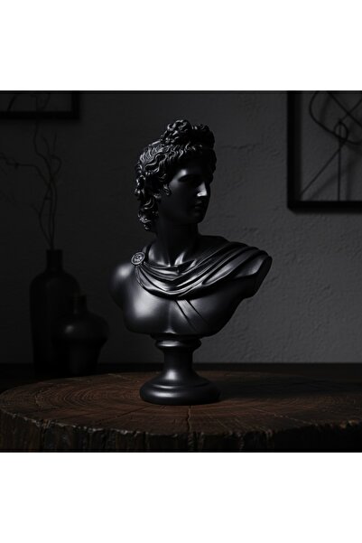 bibiblo premium Antik Yunan Tarzı Klasik Büst Heykel – Mitolojik Esintili Dek...