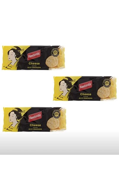 FANTASTIC CHEESE FLAVOUR RICE CRACKER 100 G * 3 packs