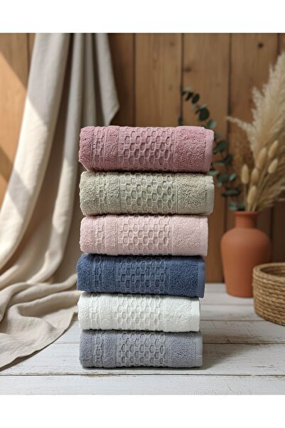 COTTOWEL'S طقم مناشف يد من 6 قطع من إيليف ديسين / مناشف لليدين والوجه / طقم م...