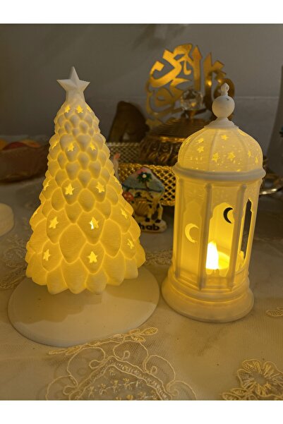 a life in games Ramazan Feneri ve Yılbaşı Ağacı (Tealight LED Hediyeli) – Fan...