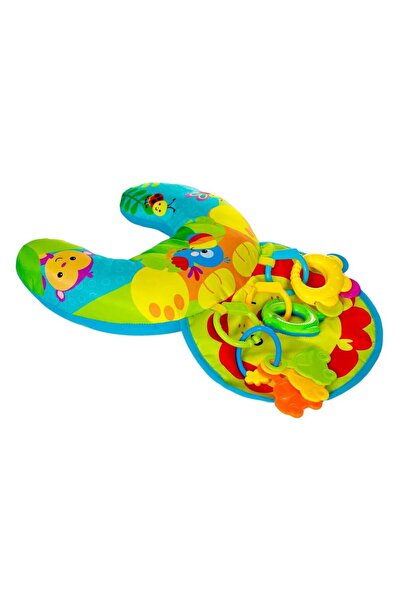 OEM Multicolor Activity Pillow with Hanging Toys