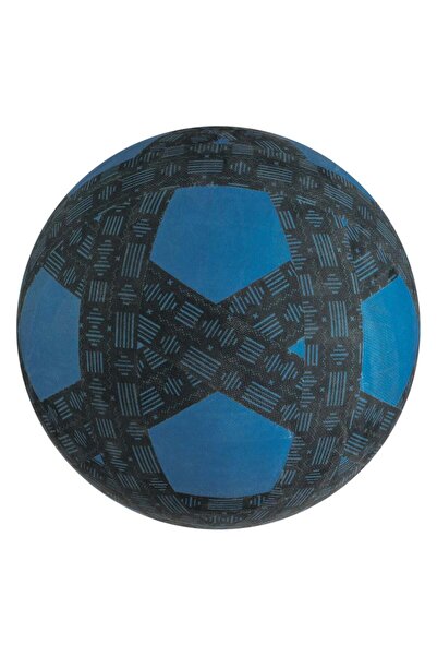OEM Blue Soccer Ball with Black Patterns No.5