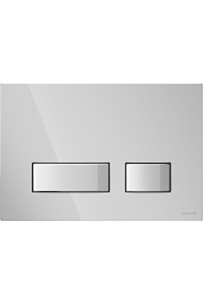 Cersanit Clapeta actionare rezervor WC incastrat Button Movi II, Chrome Gloss