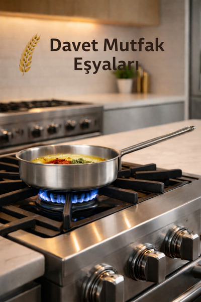 Davet Paslanmaz Çelik Sosluk Tava Sunum Kahvaltılık 12 cm - Paslanmaz Çelik S...