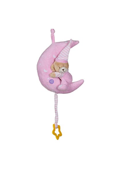 OEM Musical Carousel for Baby Crib Pink Teddy Bear with Light 24cm