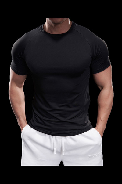 Gymhard Men's Thermal Shaping / Sculpting Short Sleeve Compression T-Shirt
