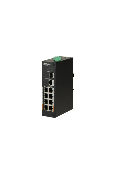 Genel Markalar DAHUA PFS3110-8ET-96-V2, 8 Port, Megabit, PoE 96W, 1 Port Giga...
