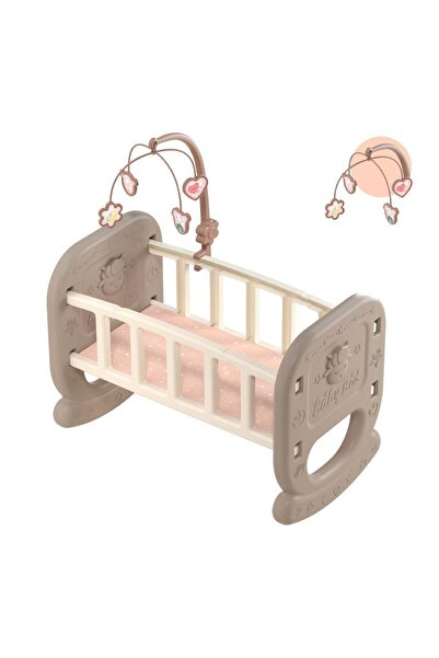 OEM Patut Leagan pentru Papusi cu Jucarie 59x28x47cm