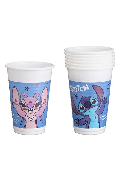 OEM Stitch Plastic Party Cups 200ml - 6pcs