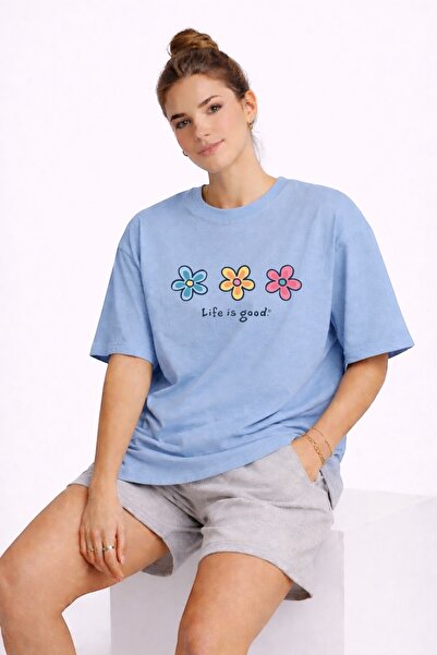 ArtYus Life Is Good Printed Unisex Colorful T-Shirt