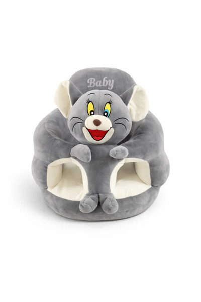 Urbanza أريكة أطفال على شكل فأر للأطفال الصغار | كرسي أرضي ناعم مخملي للأطفال...