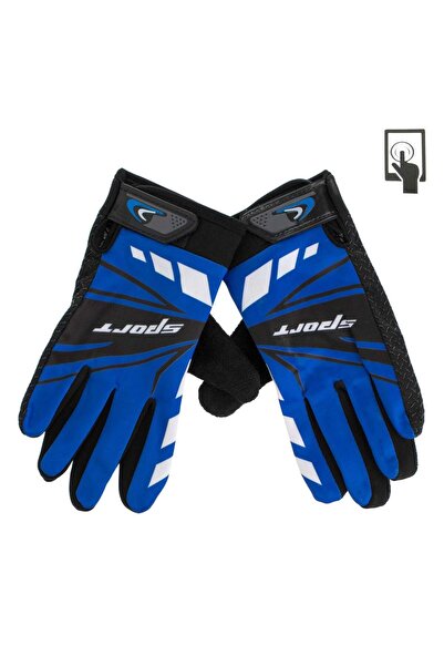 OEM Manusi Negre Albastre de tip Ciclism pentru Ecrane Tactile pentru Adolesc...