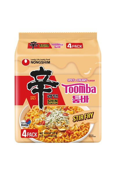 nongshim نودلز حارة ودسمة، 5 × 137 غرام