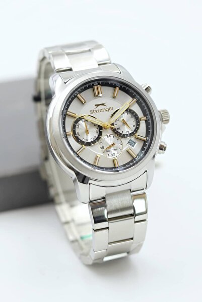 Slazenger Çelik Kordon Erkek Kol Saati 10 ATM Su Geçirmez ASW123-i1325SLZ
