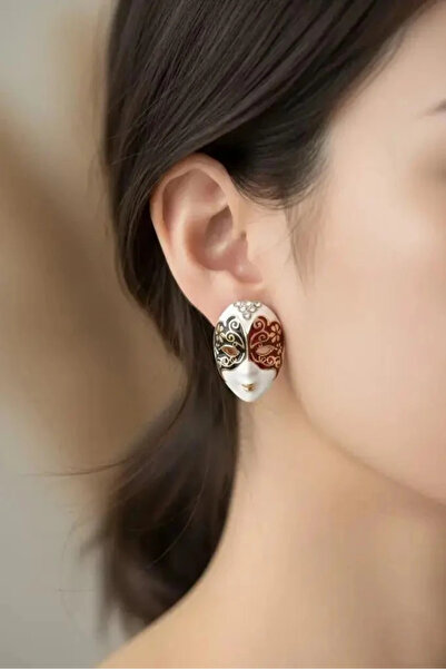 Dorvina Maske Model Brass Women's Earrings Tarnish Resistant |   Stylish and ...