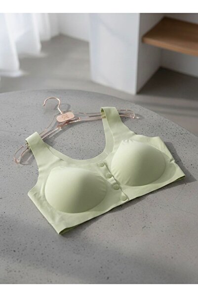 Pelife Underwear Lazer Kesim Önü Düğmeli Dikişsiz Görünmez Agraflı Çıkarılabi...