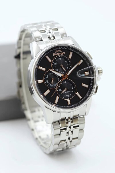 Slazenger Çelik Kordon Erkek Kol Saati 10 ATM Su Geçirmez ASW123-i1323SLZ