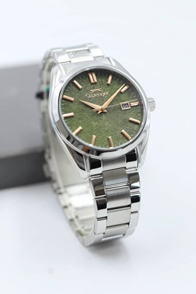 Slazenger Çelik Kordon Erkek Kol Saati 10 ATM Su Geçirmez ASW123-i1326SLZ